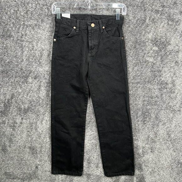 Wrangler Jeans Boys Sz 10 Adjustable Waist 1013MWBBK Black Denim NWT - Picture 2 of 10
